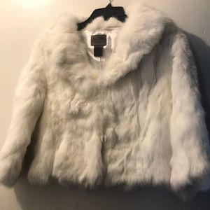 Real rabbit fur short coat